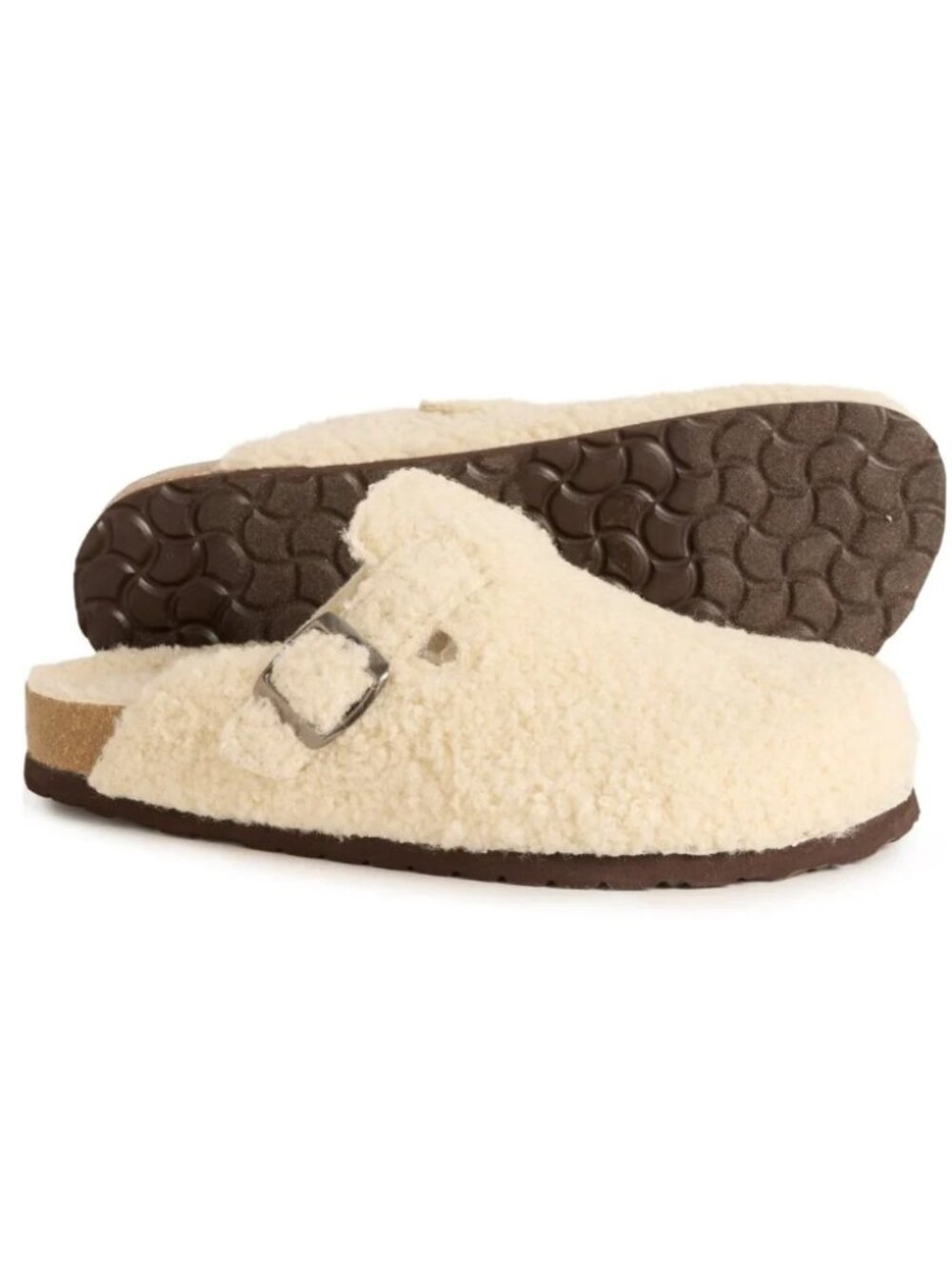 Cushionaire Hana Faux Fur Lined Clogs - Open Back (For Women)